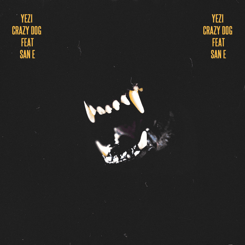 Album cover art for "미친개 (CRAZY DOG)" by YEZI (예지) & San E (산이)
