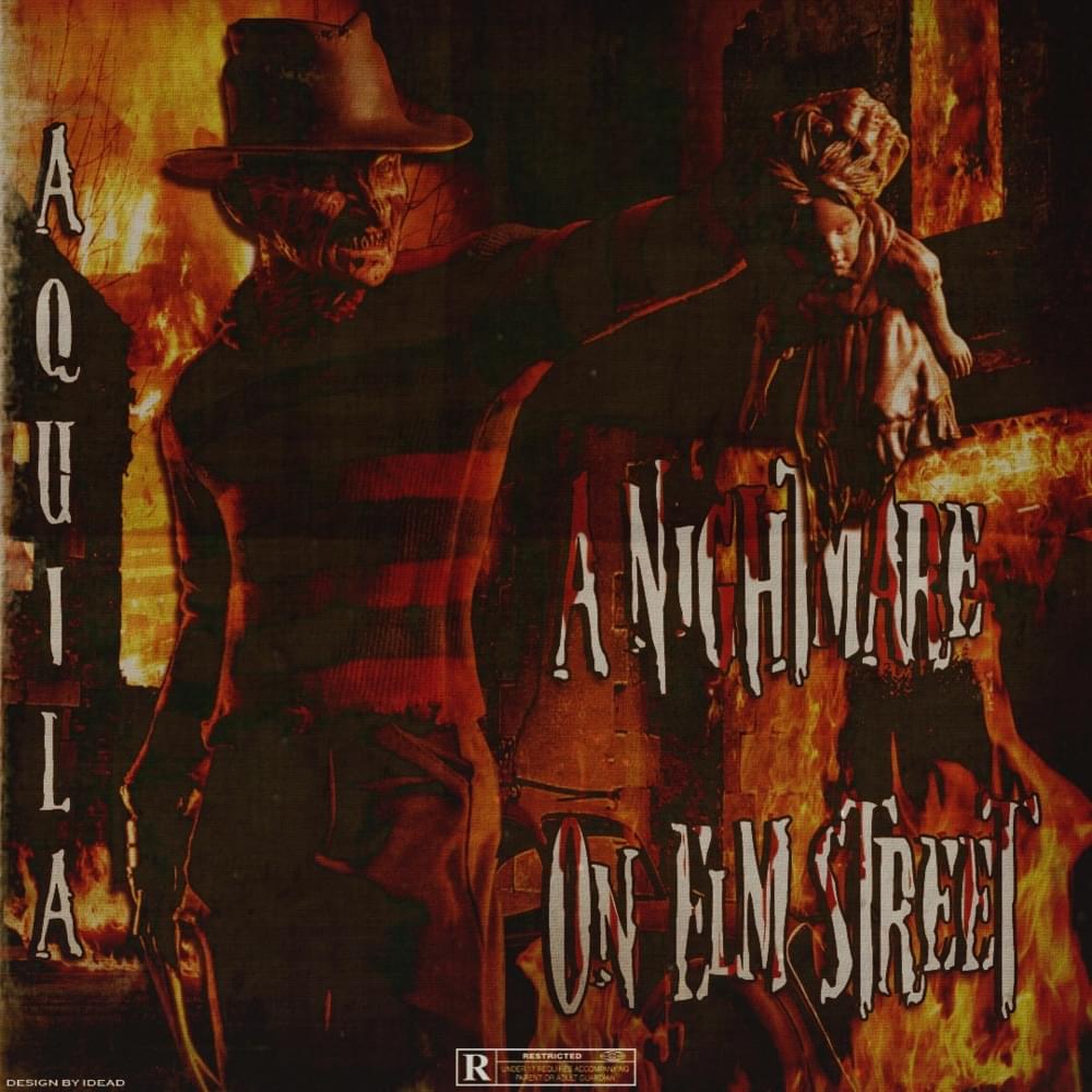 Album cover art for "Кошмар На Улице Вязов (A Nightmare On Elm Street)" by AQUILA