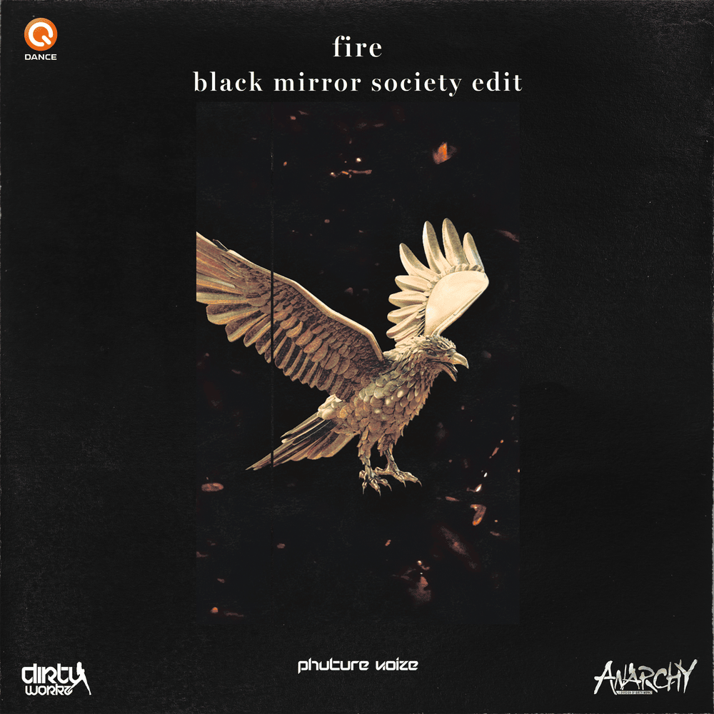 Album cover art for "Fire (Black Mirror Society Edit)" by Phuture Noize & Daimy Lotus