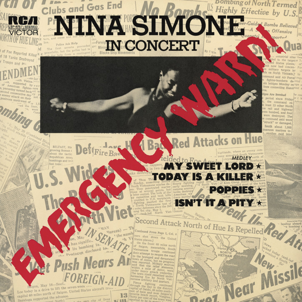 Album cover art for "Poppies" by Nina Simone