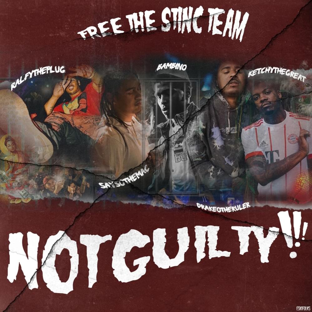 Album cover art for "Cyber Bullies" by Hoodrich Keem & ALLBLACK & Bino Rideaux