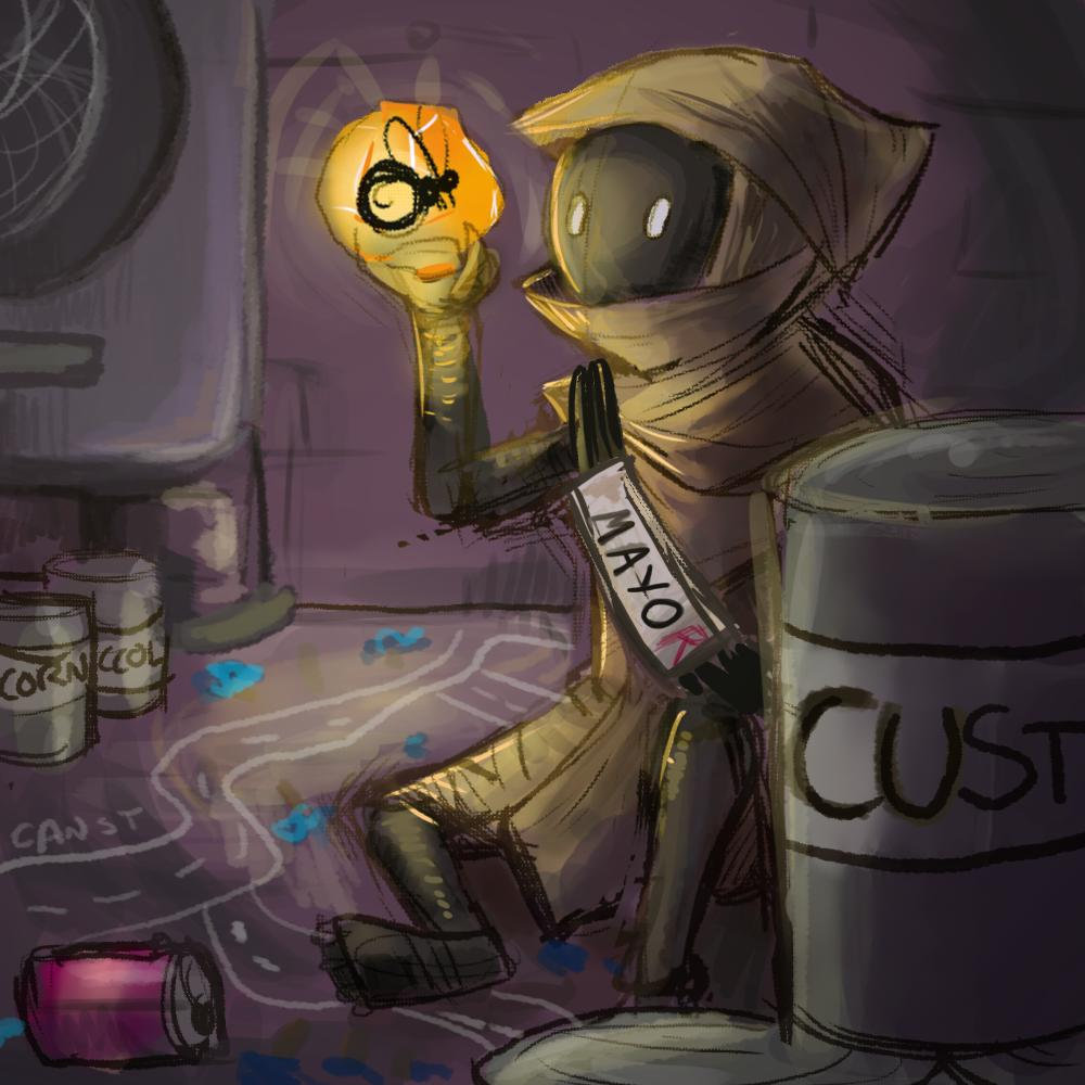 Album cover art for "WV: Become the Mayor of Cans" by Solarbear