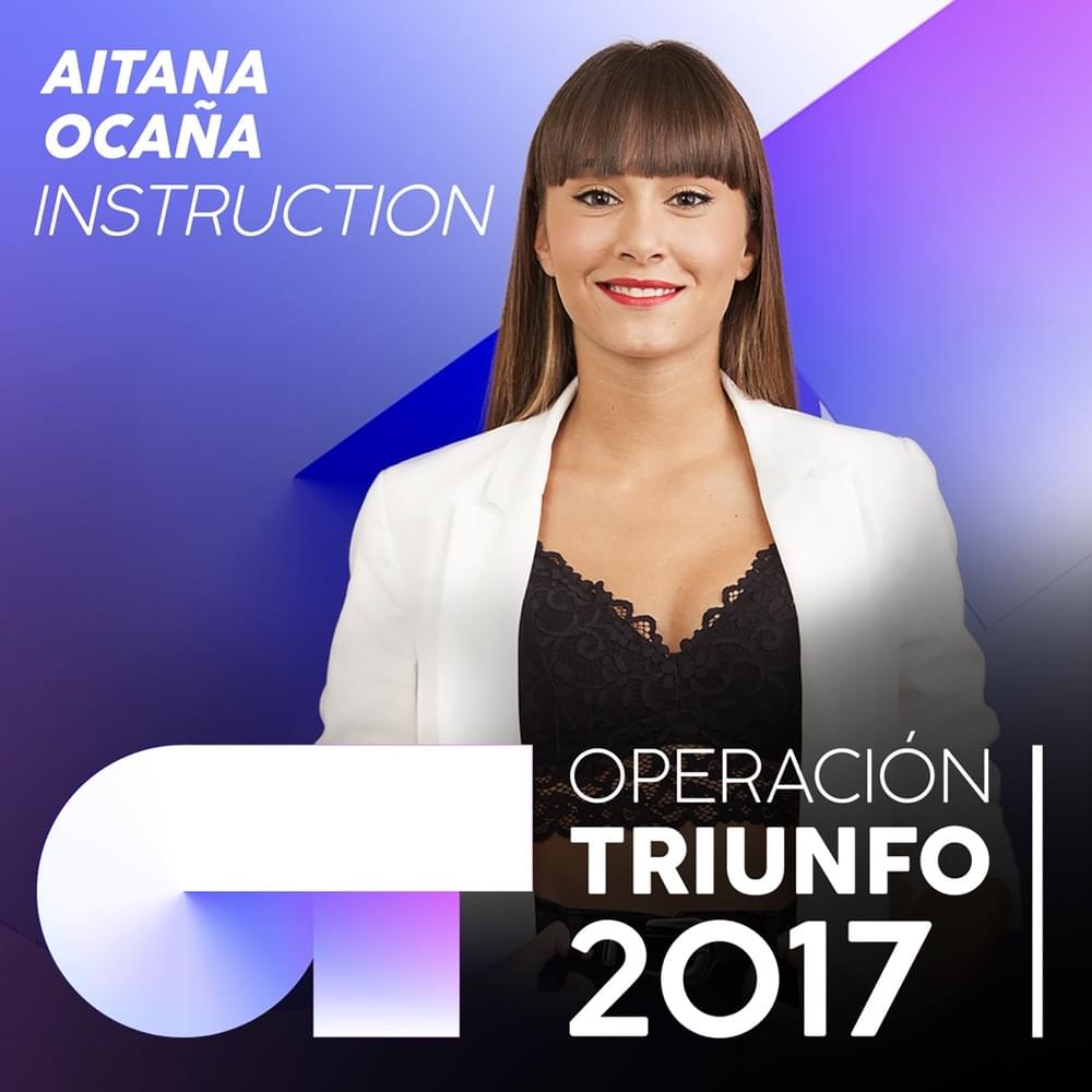 Album cover art for "Instruction" by Operación Triunfo 2017 & Aitana