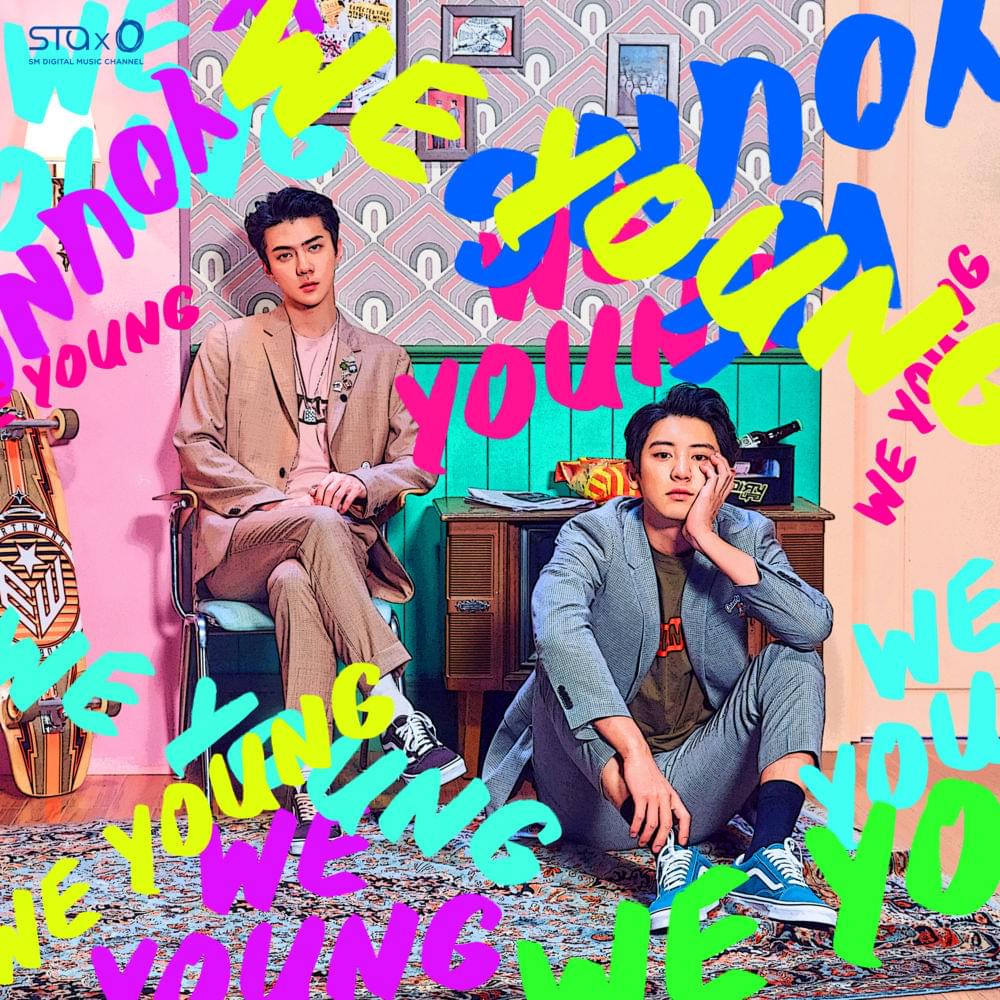 Album cover art for "We Young" by CHANYEOL