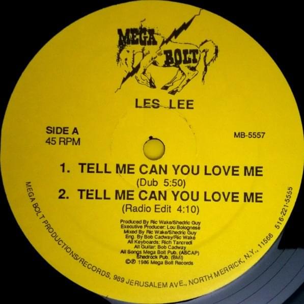Cover image for Tell Me Can You Love Me - Single