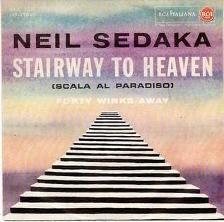 Album cover art for "Stairway To Heaven" by Neil Sedaka