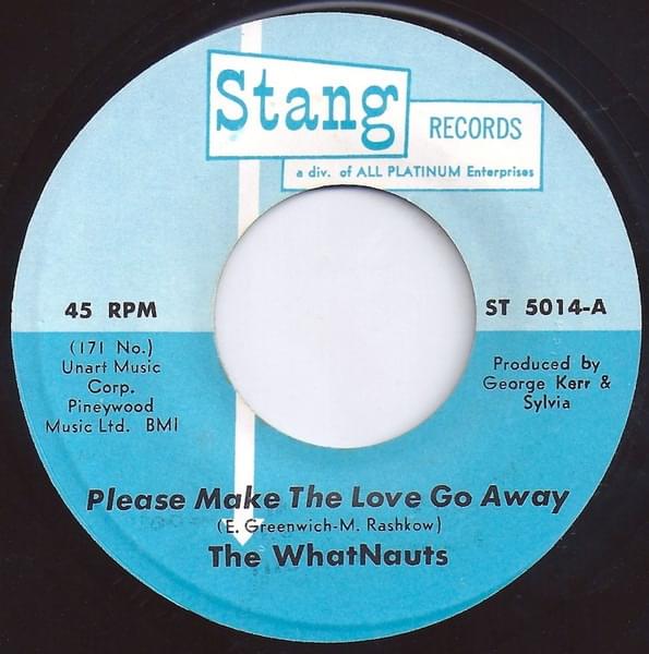 Album cover art for "Please Make The Love Go Away" by The Whatnauts