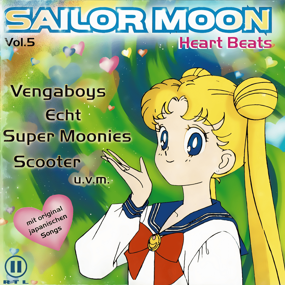 Album cover art for "Bunnys erste große Liebe" by Super Moonies