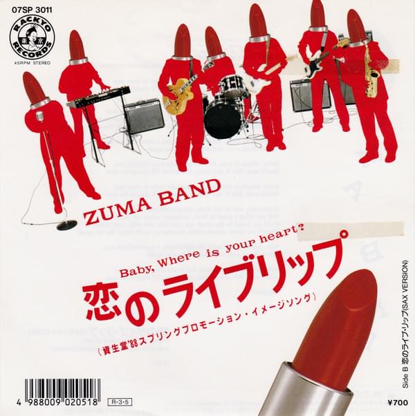 Album cover art for "Baby, Where Is Your Heart?" by Zuma Band