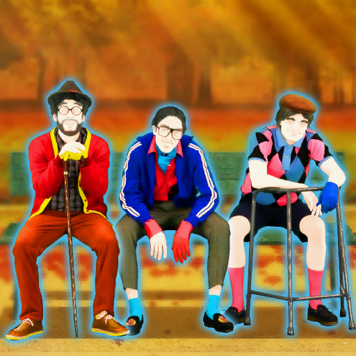 Album cover art for "Don’t Worry Be Happy" by The Bench Men