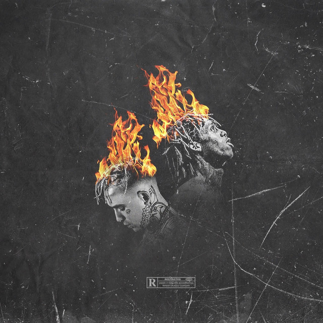 Album cover art for "L.I.T." by Caskey & Famous Dex
