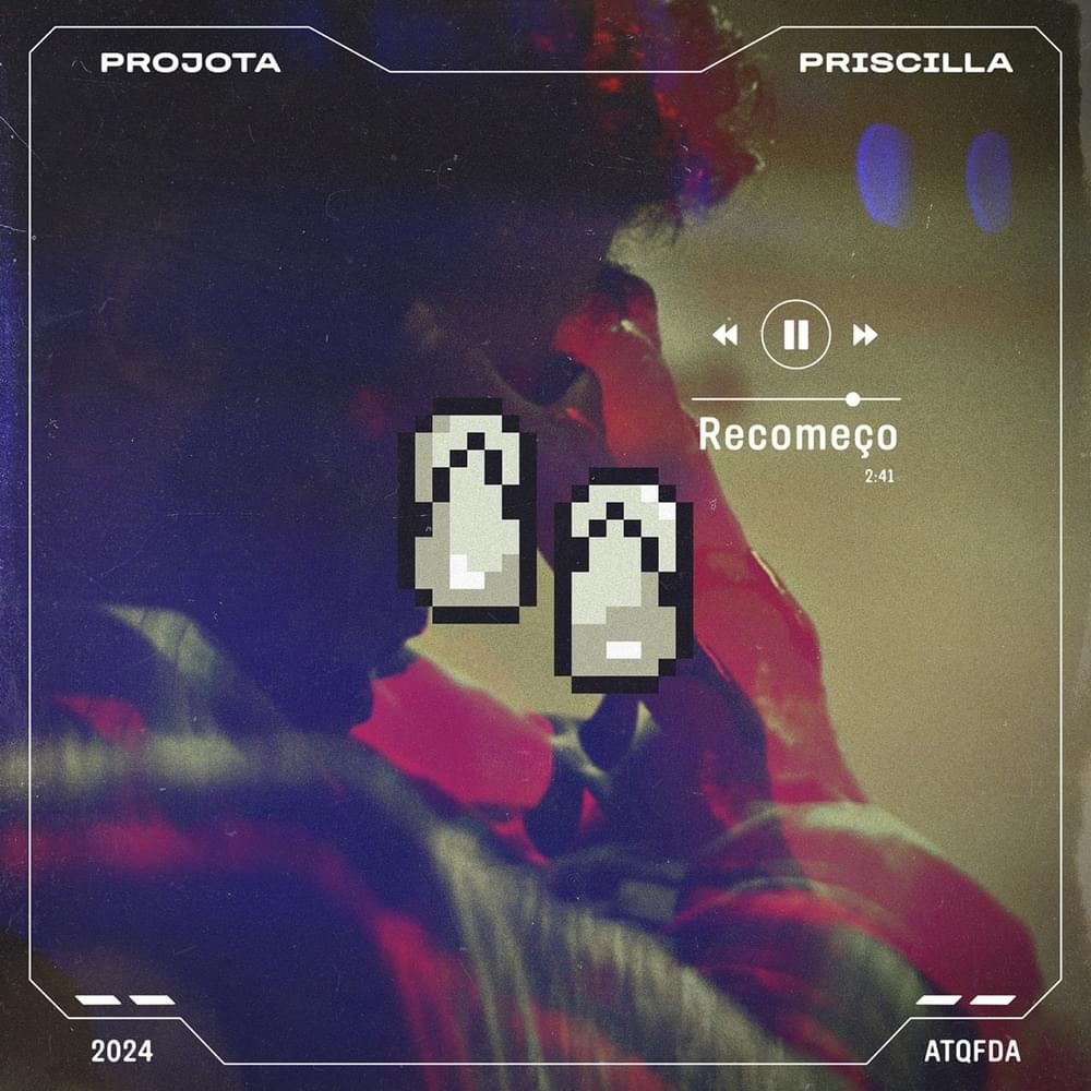 Album cover art for "Recomeço" by Projota & PRISCILLA
