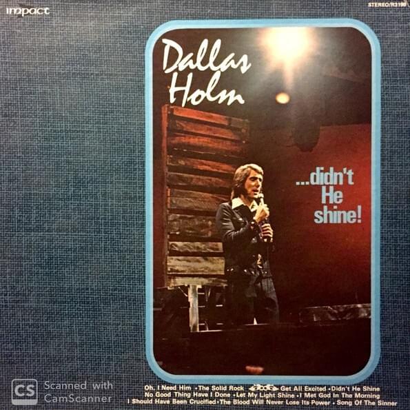 Cover image for Didn’t He Shine