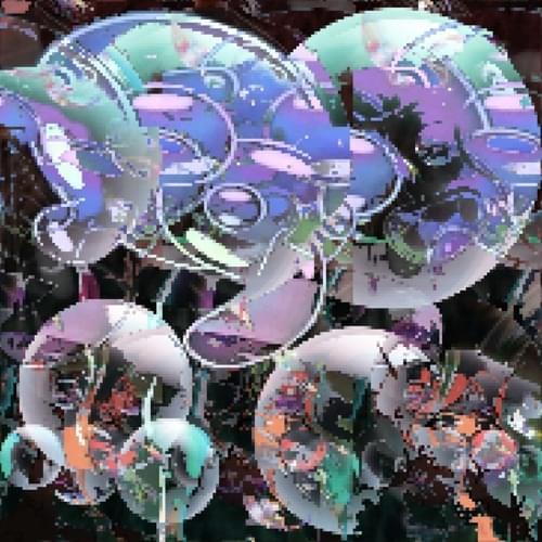 Album cover art for "Bubbly Ghost" by Sunshine Christo