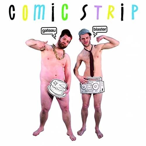 Album cover art for "Rois du Rock" by Comic Strip & Gérard Baste