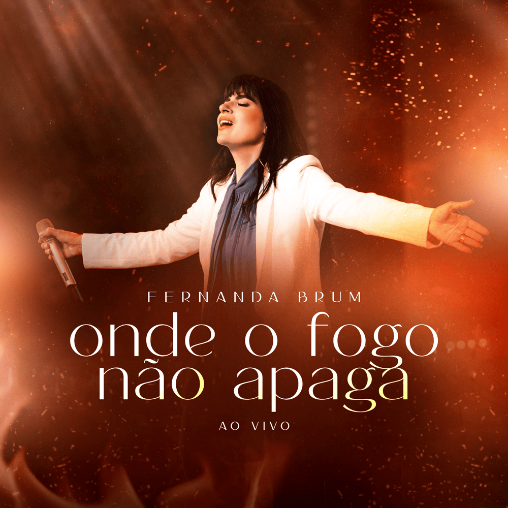 Album cover art for "Yeshua (Ao Vivo)" by Fernanda Brum