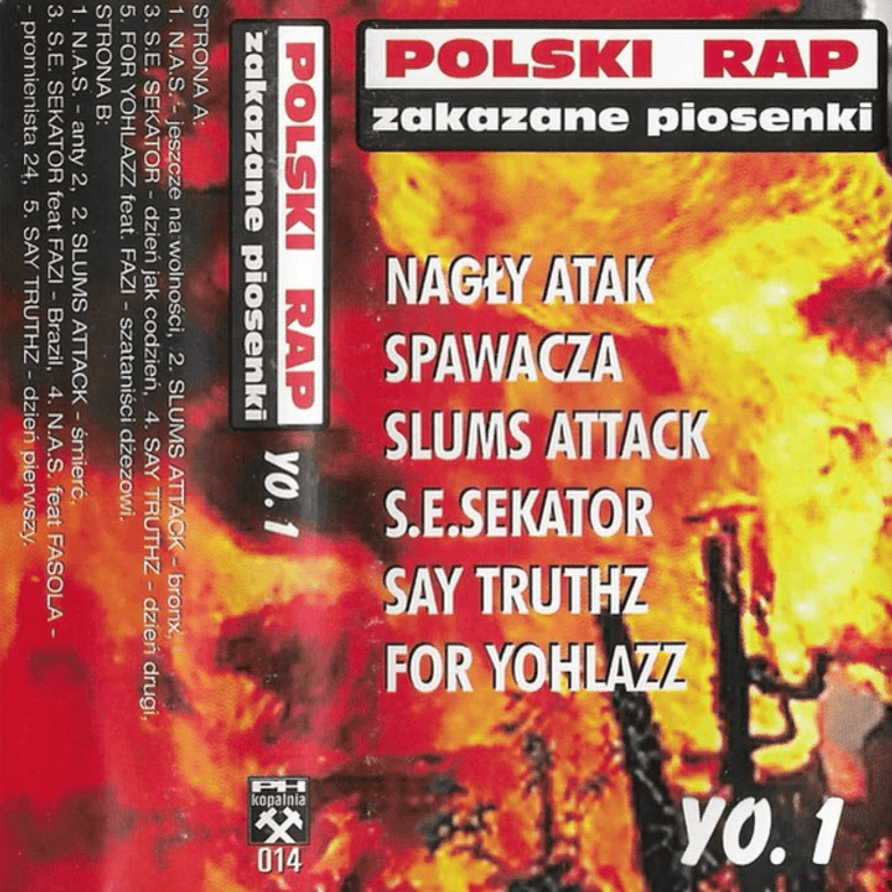 Album cover art for "Śmierć" by Slums Attack