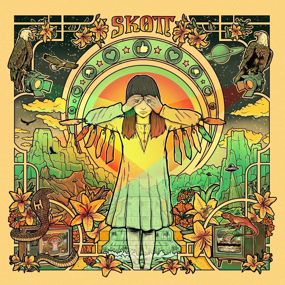 Album cover art for "Talk About Me" by Skott