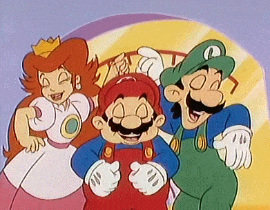 Album cover art for "Super Mario Bros. Super Show Rap (One Second!)" by PeanutButterGamer