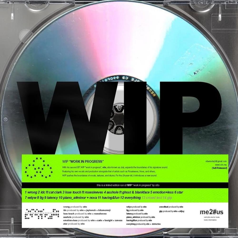 Cover image for WIP (LIMITED EDITION)