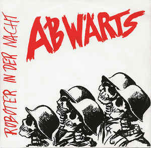 Album cover art for "Roboter in der Nacht" by Abwärts