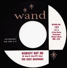 Album cover art for "Nobody But Me" by The Isley Brothers