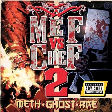 Album cover art for "Mef vs. Chef 2" by Ghostface Killah