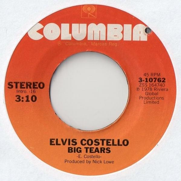 Album cover art for "Big Tears" by Elvis Costello