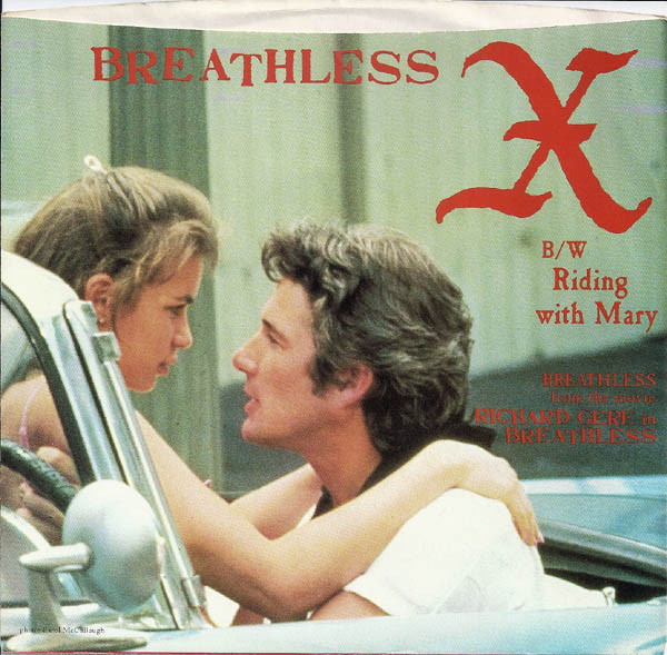 Album cover art for "Breathless" by X