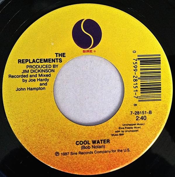 Album cover art for "Cool Water" by The Replacements