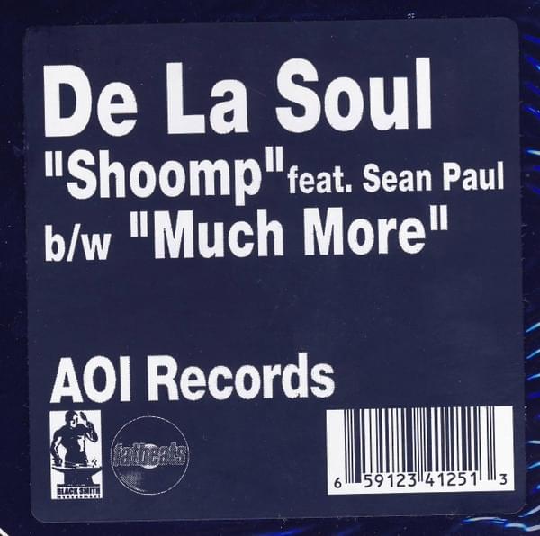 Album cover art for "Shoomp" by De La Soul & Sean Paul