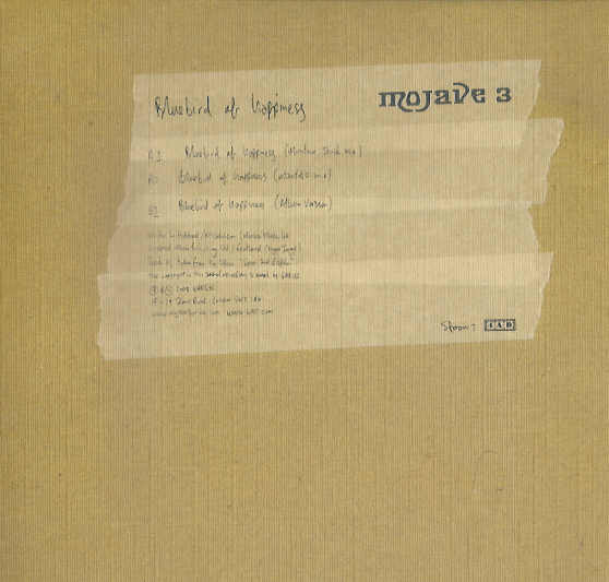 Album cover art for "Bluebird of Happiness" by Mojave 3