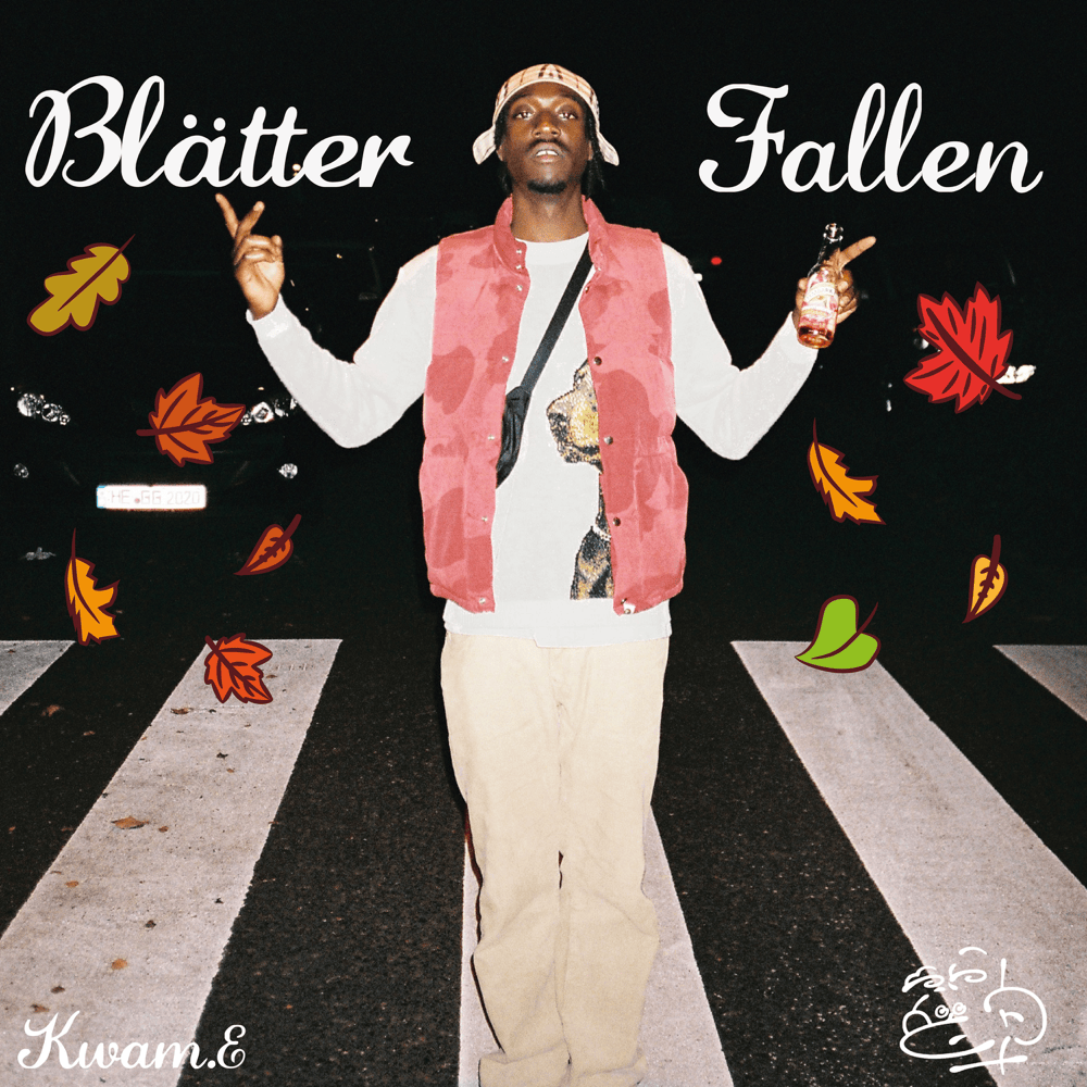 Album cover art for "Blätter fallen" by Kwam.E