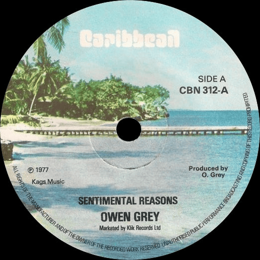 Album cover art for "Sentimental Reason" by Owen Gray