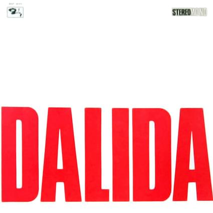 Album cover art for "Amo l’amore" by Dalida