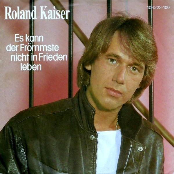 Album cover art for "Es kann der Frömmste nicht in Frieden leben" by Roland Kaiser