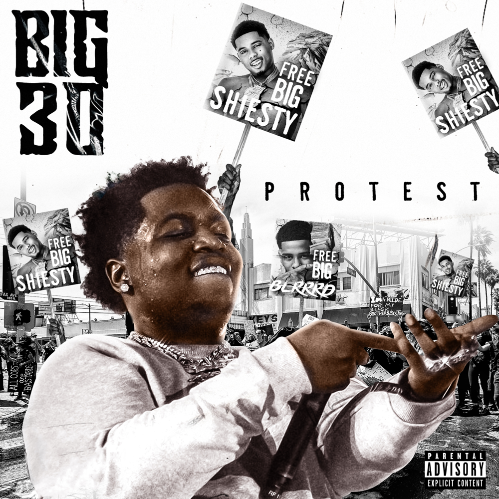 Album cover art for "Protest" by BIG30