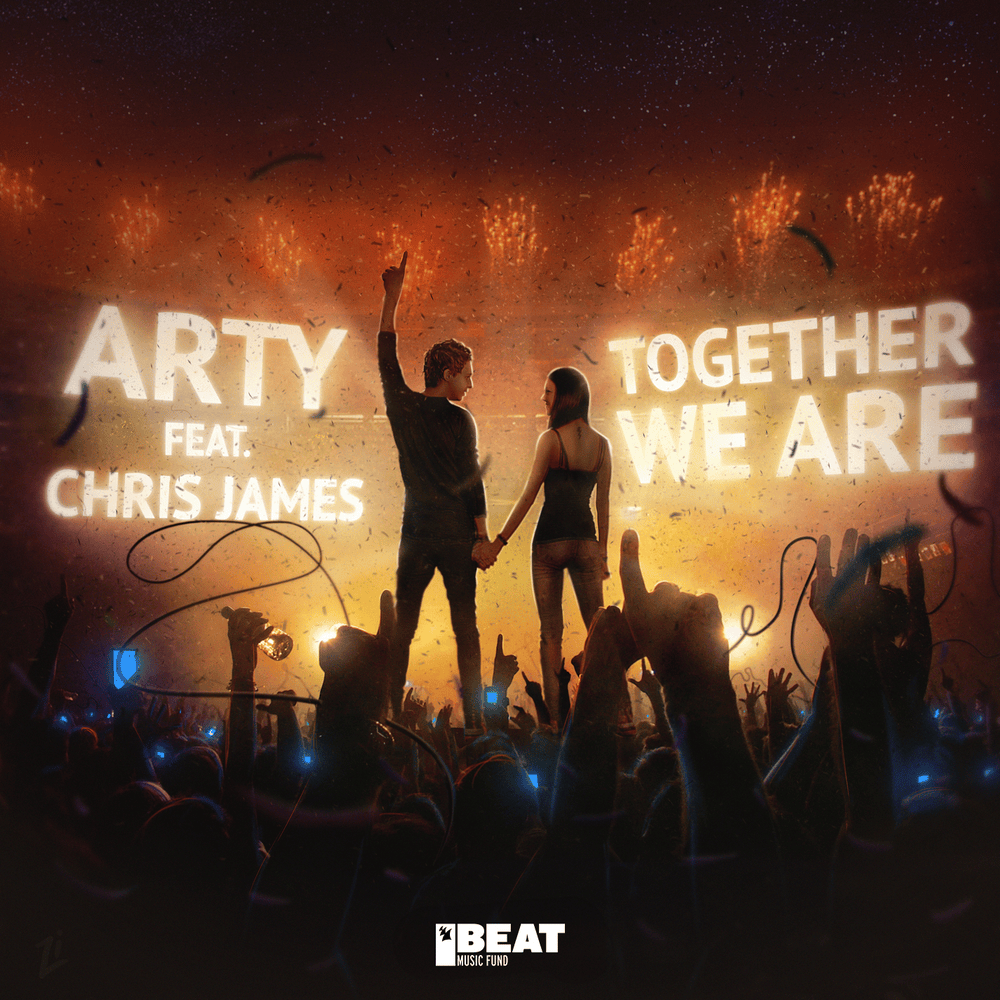 Album cover art for "Together We Are" by +Mas Label & Chris James