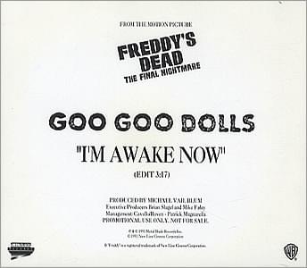 Album cover art for "I’m Awake Now" by The Goo Goo Dolls