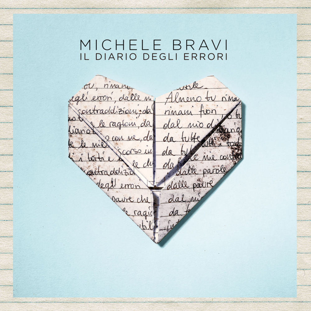 Album cover art for "Il Diario Degli Errori" by Michele Bravi