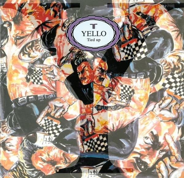 Album cover art for "Tied Up in Red" by Yello