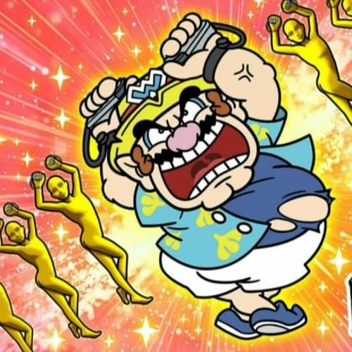 Album cover art for "Megagame Muscles - WarioWare: Move It!" by Nintendo & Kyle Hebert