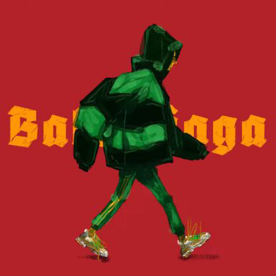 Album cover art for "Balenciaga" by Young Igi