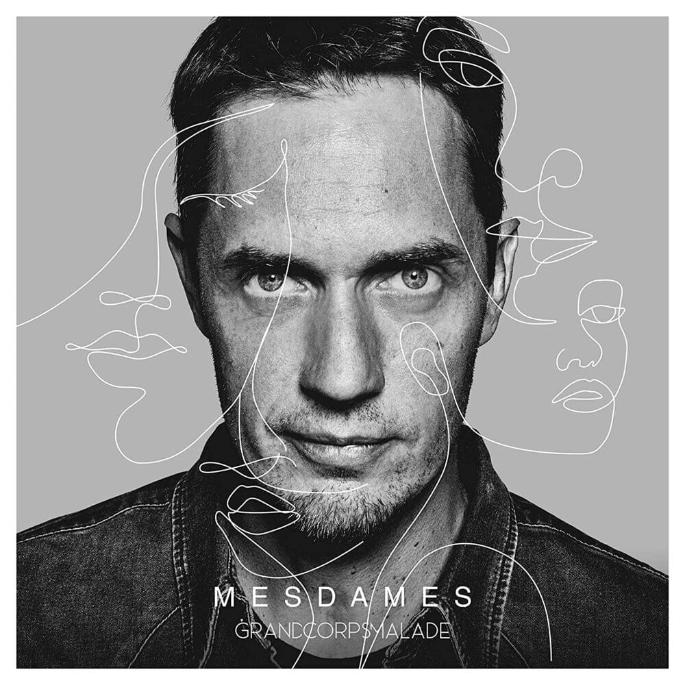 Album cover art for "Derrière le brouillard" by Grand Corps Malade & Louane