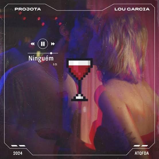 Album cover art for "Ninguém" by Projota & Lou Garcia
