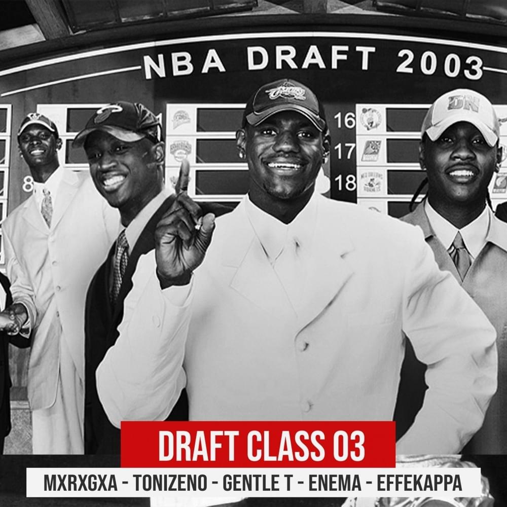 Album cover art for "Draft Class 03" by Toni Zeno