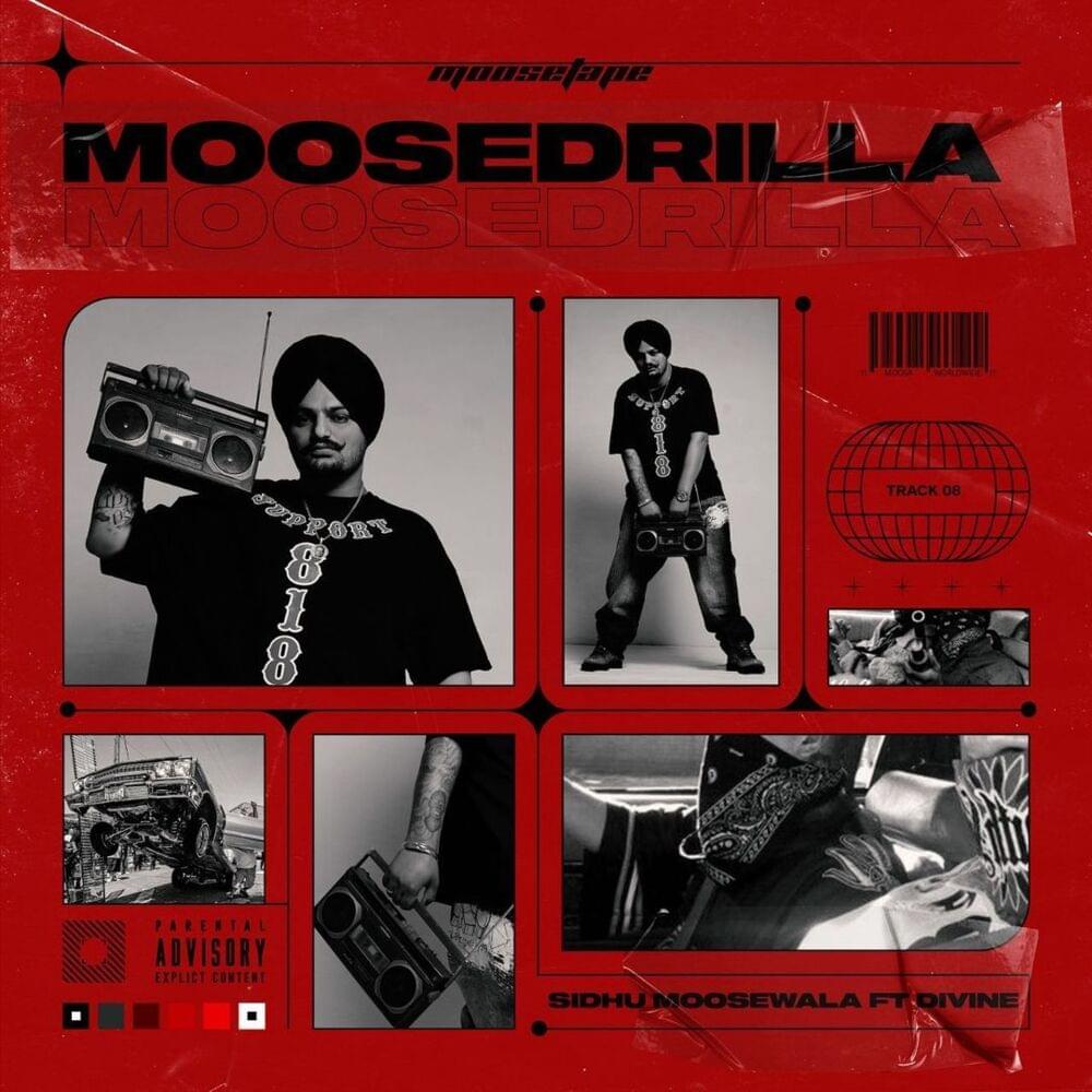 Album cover art for "MooseDrilla" by Sidhu Moose Wala & DIVINE