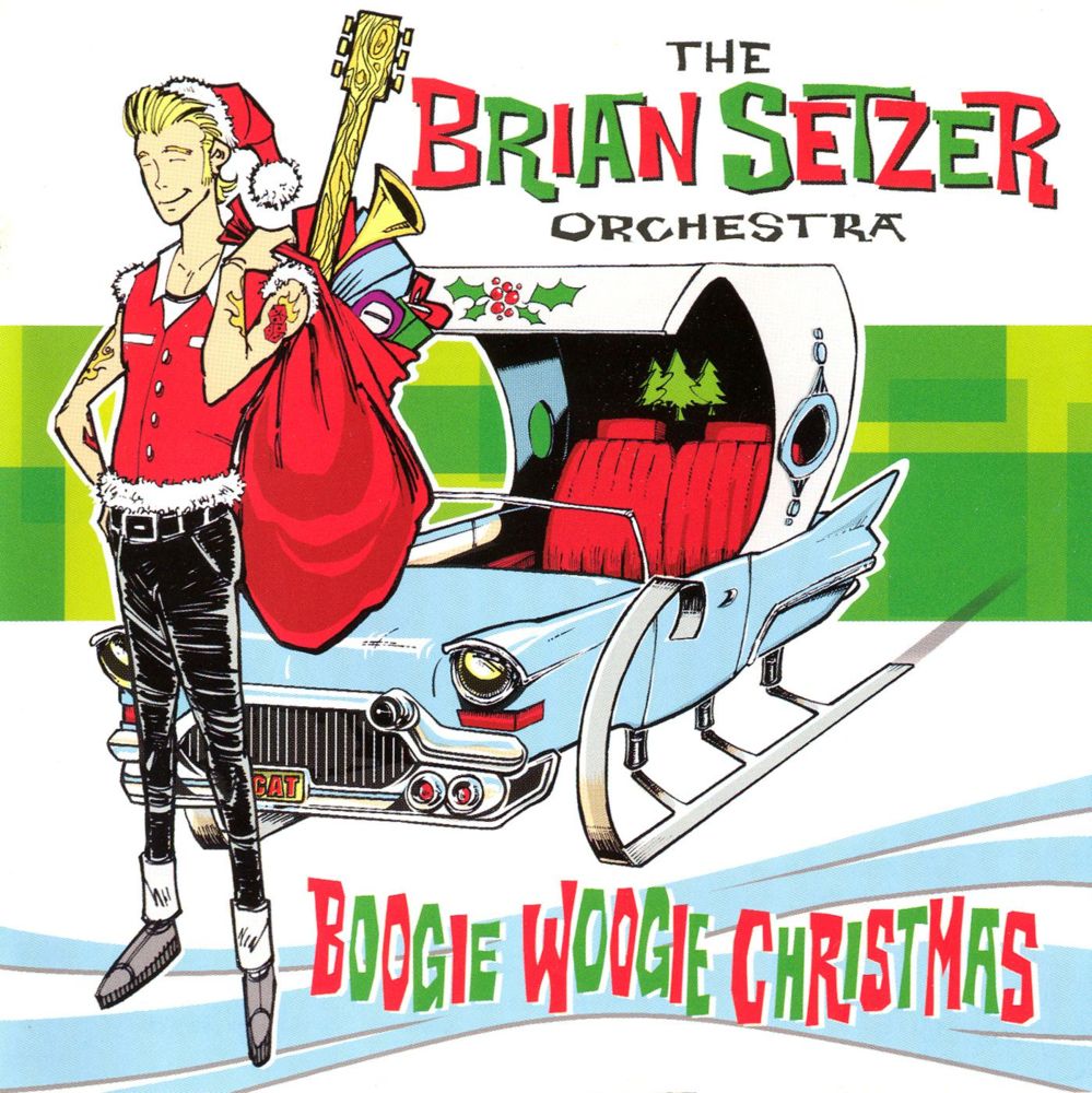 Album cover art for "The Nutcracker Suite" by The Brian Setzer Orchestra