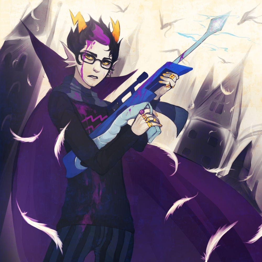 Album cover art for "Violet Prince" by DJ Saitae