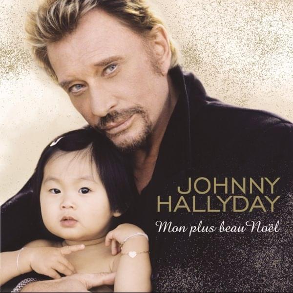 Album cover art for "Mon plus beau Noël" by Johnny Hallyday